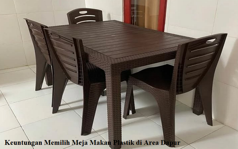 meja makan plastik